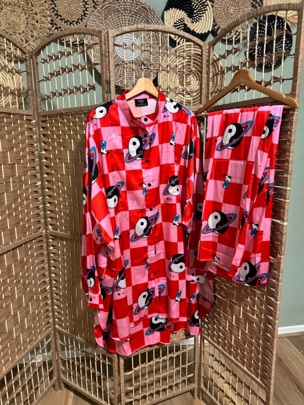 LALA Red & Pink Space Cowboy Set